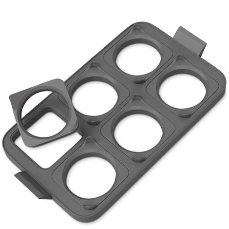 Cercles à œufs en silicone pour faire frire les œufs, moule à crêpes en silicone antiadhésif