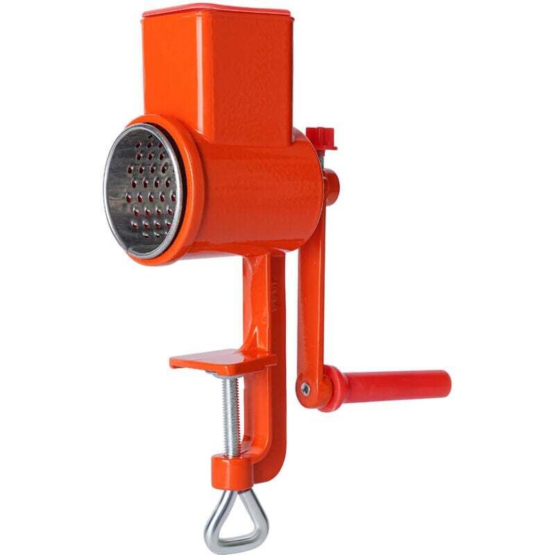 Céréales Manuel, à Farine Concasseur a Mais Multifonction Portable Machine Poudre Finesse Réglable Trémie Pince Table Pour Noix Café Céréales Graines