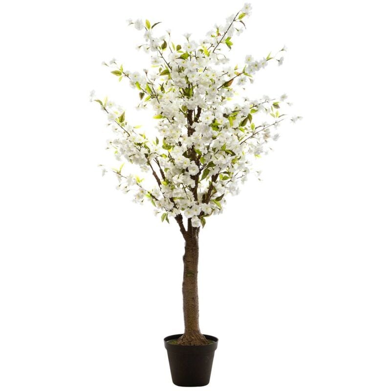 Atmosphera - Cerisier blanc artificiel blanc H200cm créateur d'intérieur