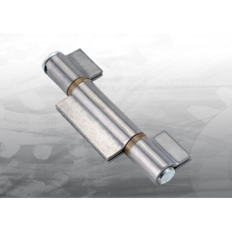 CERNIERA 3 ALI CHIUSE A SALDARE 155 COMBI - PERNO SFILABILE E RONDELLE OTTONE MM 180 - 6 pezzi