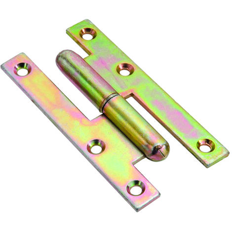 CERNIERA A BANDELLA POMELLA  acciaio tropicalizzato mm. 110x55 Dx 12.00 pz
