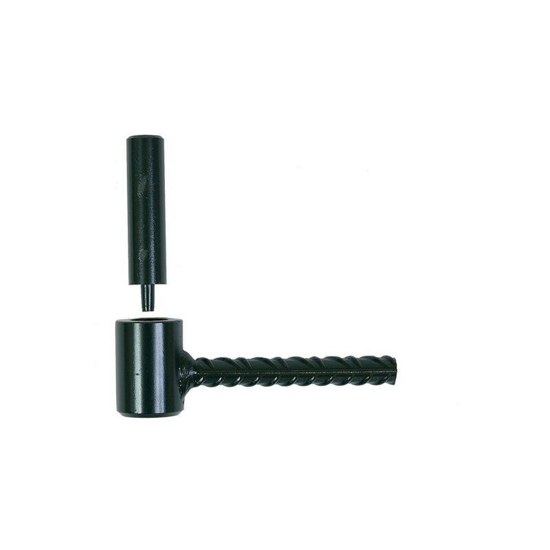 Image of Ing Fixations - Blocco per cataforesi chimica nera cerniera ing fissi - ø 16 x 130 - Nodo 30 mm - A840033