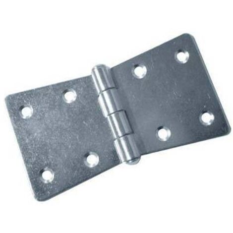 Cerniera A Coda Di Rondine Mm 40X90 Cf. 24 Pz In Acciaio Zincato. Spessore 2 Mm