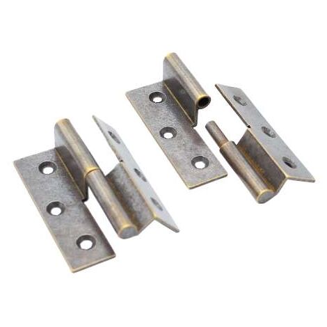 Cerniera A Collo Ottone Bronzato Mm.50X40 Destra
