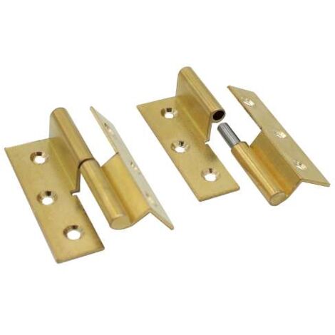 Cerniera A Collo Ottone Lucido Mm.50X40 Sinistra