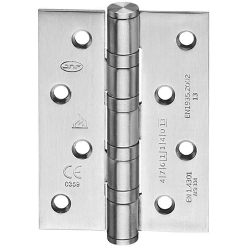 Cerniera acciaio inox 4 cuscinetti da 100x75 mm