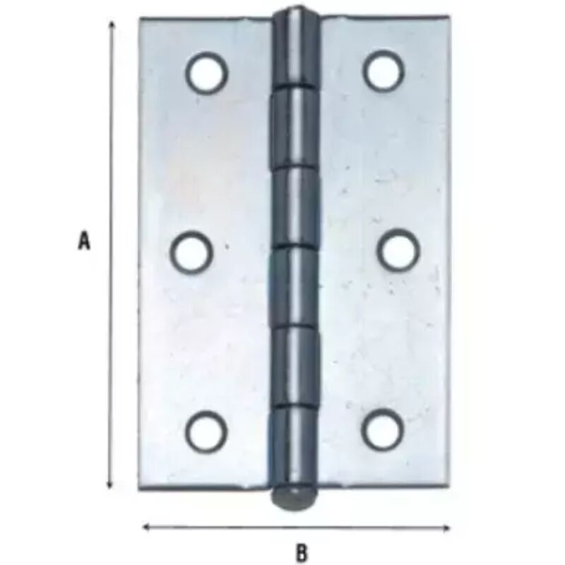 Cerniera acciaio zincato ART.840 mm 75 x 50 pz 24 -- df 306034