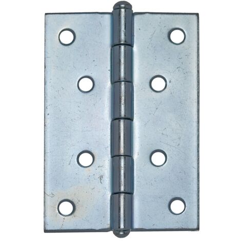 CERNIERA ACCIAIO ZINCATO ART.838 mm 38 x 35 - pz. 4 KONCRETO