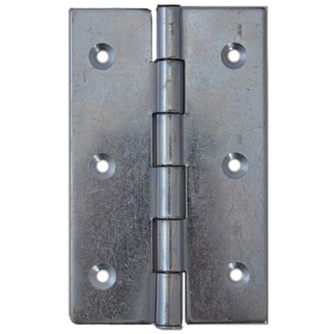 CERNIERA ACCIAIO ZINCATO ART.840 mm 115 x 70 - 2 pezzi KONCRETO
