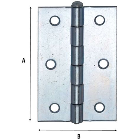 Cerniera Aldeghi Art.840 2.3/4 70X50X1,5 Mm - 24 Pz
