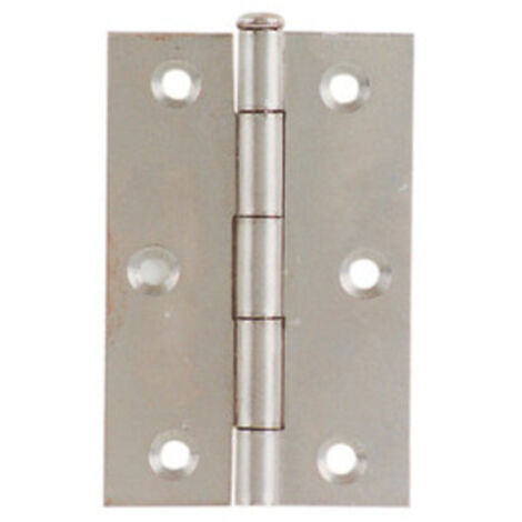 cerniera art 840 in ferro lucido perno sfilabile mm 50x40 per infissi porte