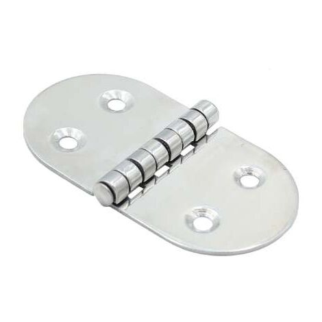 Cerniera Biscotto Inox Mm.75X40