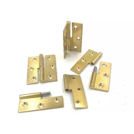 CERNIERA CASATI SFILABILE PIANA ORO SATINATO   CS117POS  MM. 50X40 DESTRA PIANA OTTONATA