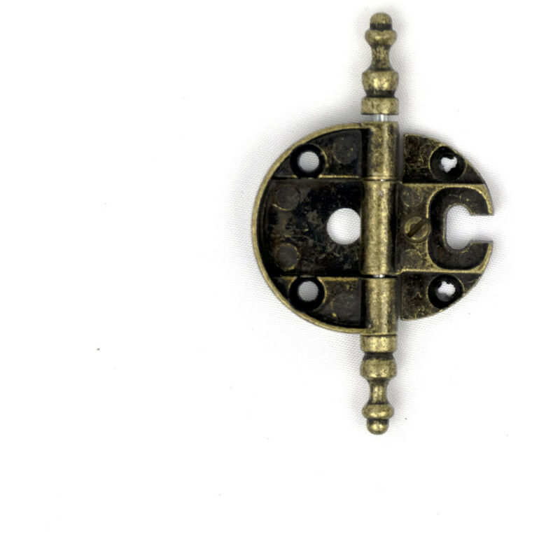Image of Anselmi S.r.l. - Cerniera con capitelli diametro 6 mm per ante mobile Anselmi 231 Colore o Finitura: Bronzo sfumato