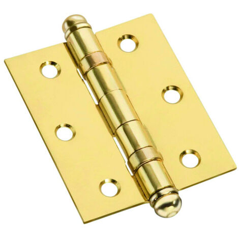 Cerniera con Cuscinetti in Acciaio Bronzato mm. 90X75 (3.1/2X3)