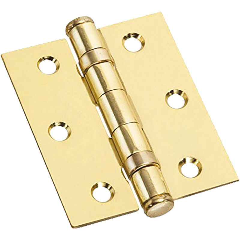 Cerniera con cuscinetti ottonata mm 90 x 75