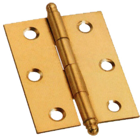 CERNIERA CON PERNO SFILABILE  in ottone mm. 40x35 24 PZ