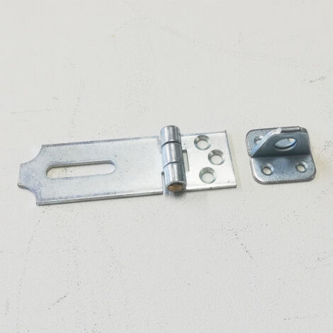 Cerniera da 85mm in acciaio zincato con portalucchetto