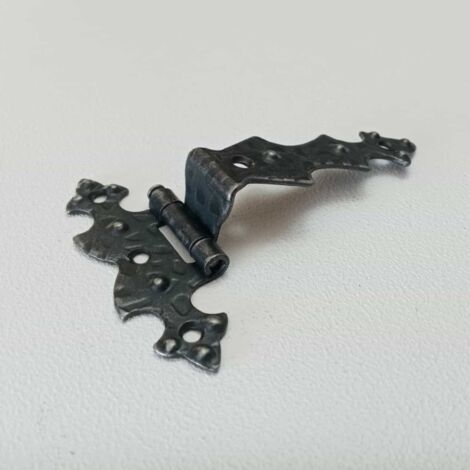 Cerniera ferro battuto battente 68x95mm