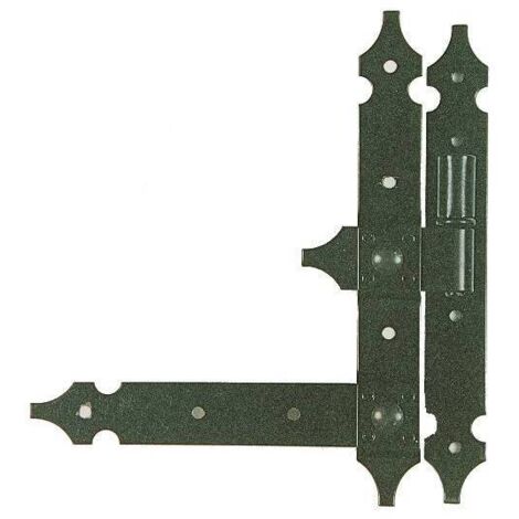 CERNIERA FERRO POLIMERIZ 6264 A BATTENTE 25 CM Q.TA 4
