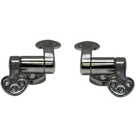 CERNIERA FISSAGGIO PER SEDILE WC mod. P-28 'Soft closing' - 2 pz        DF 4057128