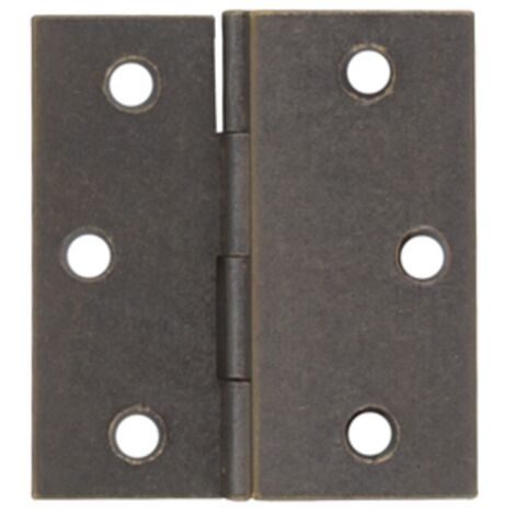 CERNIERA FRESATA 1/2 COLLO OTTONE BRON 40X35 MM