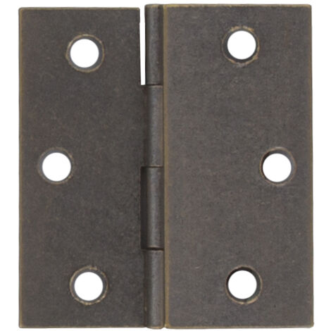CERNIERA FRESATA 1/2 COLLO OTTONE BRON 40X35 MM- MARIVA- 24,0 pz