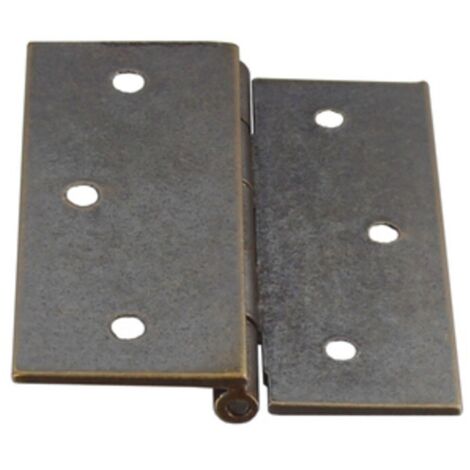 CERNIERA FRESATA 1/2 COLLO OTTONE BRON 60X50 MM