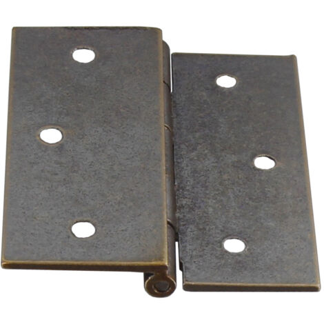 CERNIERA FRESATA 1/2 COLLO OTTONE BRON 60X50 MM- MARIVA- 24,0 pz