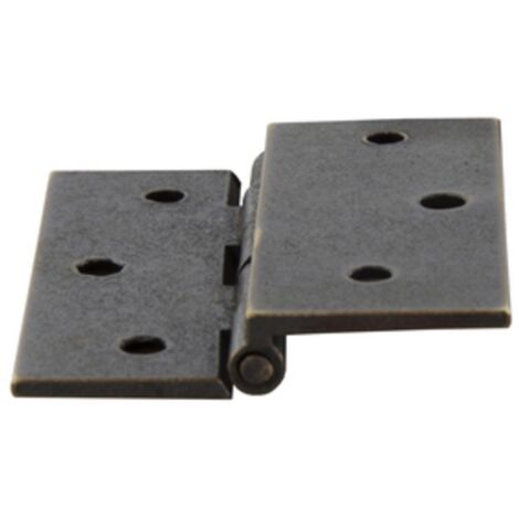 CERNIERA FRESATA 1/2 COLLO OTTONE BRONZ 50X40 MM