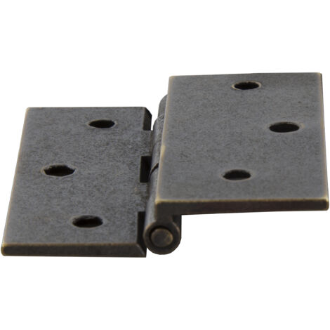CERNIERA FRESATA 1/2 COLLO OTTONE BRONZ 50X40 MM- MARIVA- 24,0 pz