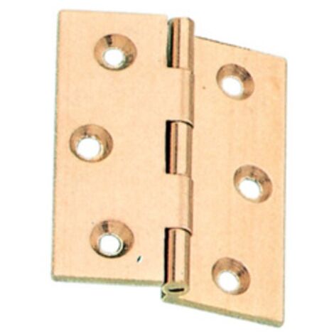 CERNIERA FRESATA 1/2 COLLO OTTONE SATIN 40X35 MM