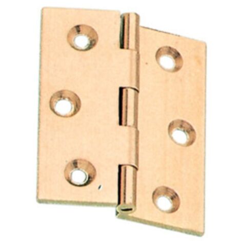 CERNIERA FRESATA 1/2 COLLO OTTONE SATIN 50X40 MM