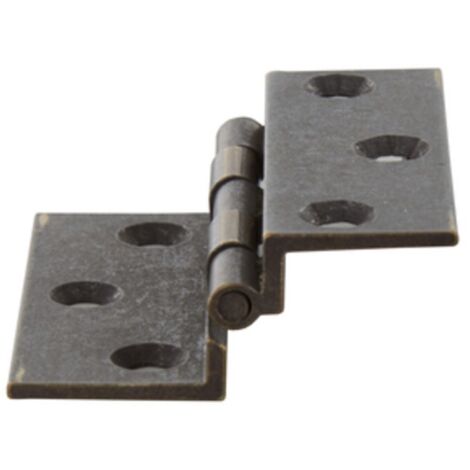 CERNIERA FRESATA C/COLLO OTTONE BRON 40X35 MM
