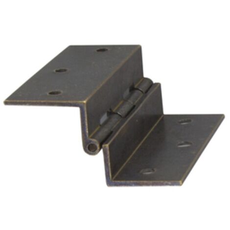 CERNIERA FRESATA C/COLLO OTTONE BRON 60X50 MM