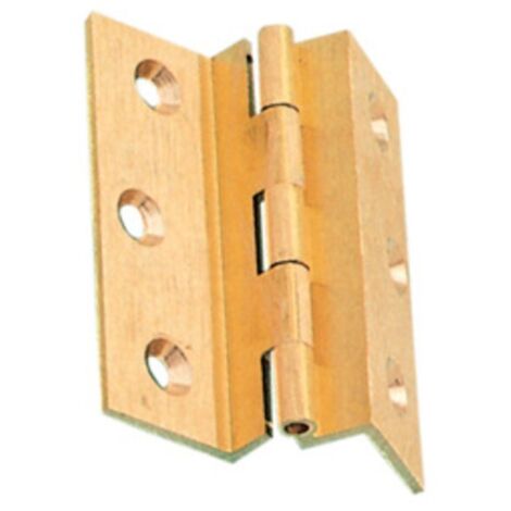 CERNIERA FRESATA C/COLLO OTTONE SAT 40X35 MM