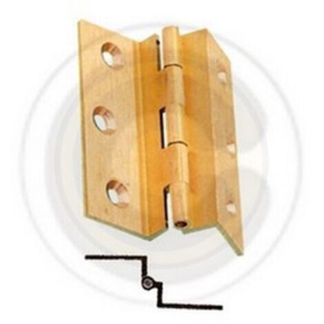 CERNIERA FRESATA C/COLLO OTTONE SAT 50X40 MM
