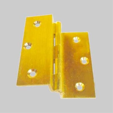 Cerniera fresata doppio collo 50x40 mm - lucido (24 pezzi) CERNIERIFICIO VALTOCE