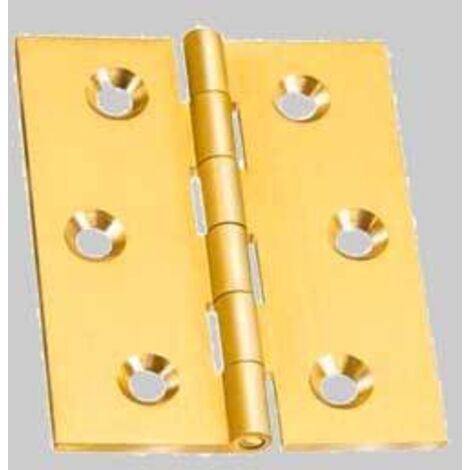 Cerniera fresata piana 40x40 mm - lucido conf. da 24 pz