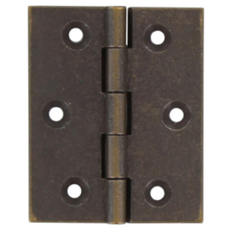 cerniera fresata piana mm 50x40 bronzata collo zancato infissi porte mobili