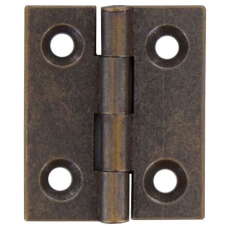 CERNIERA FRESATA PIANA OTTONE BRONZ 30X25 MM 24 PZ
