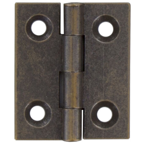 CERNIERA FRESATA PIANA OTTONE BRONZ 30X25 MM- MARIVA- 24,0 pz