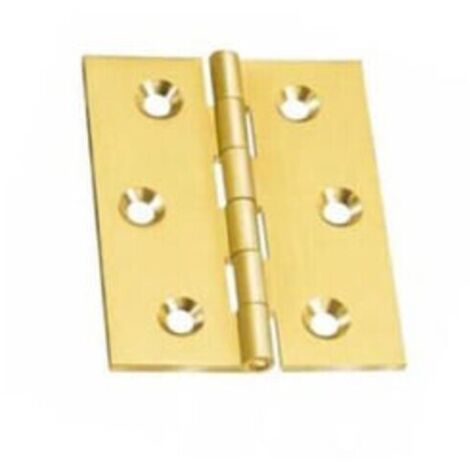 CERNIERA FRESATA PIANA OTTONE SATIN 70X55 MM