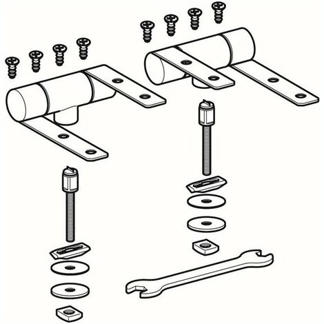 Cerniera Geberit per sedile wc Preciosa 571180