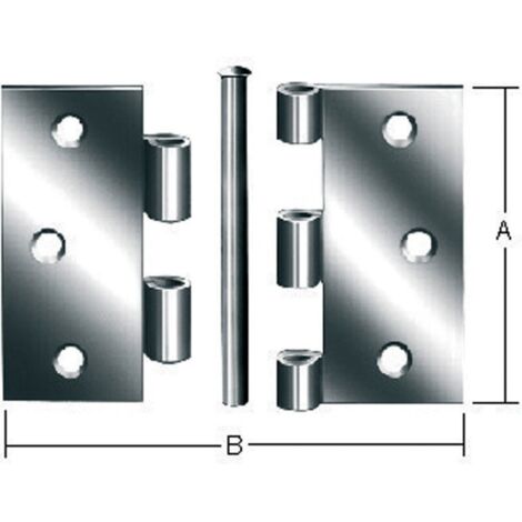 Cerniera H.82mm B.82mm S.1mm VA quad.