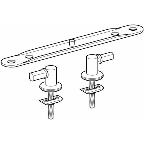 Cerniera in acciaio inox adatta per 573015 573075 e 576300 Geberit