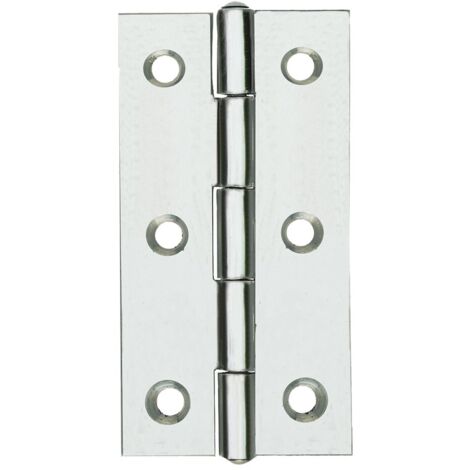 CERNIERA IN ACCIAIO INOX ART.120IN mm. 40 x 26 - pz. 2 KONCRETO