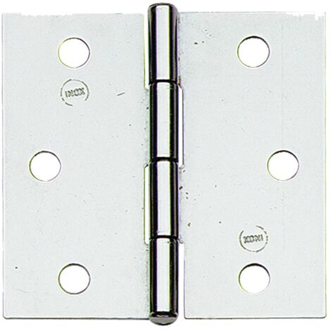 CERNIERA IN ACCIAIO INOX ART.121IN mm. 30 x 30 - pz. 2 KONCRETO