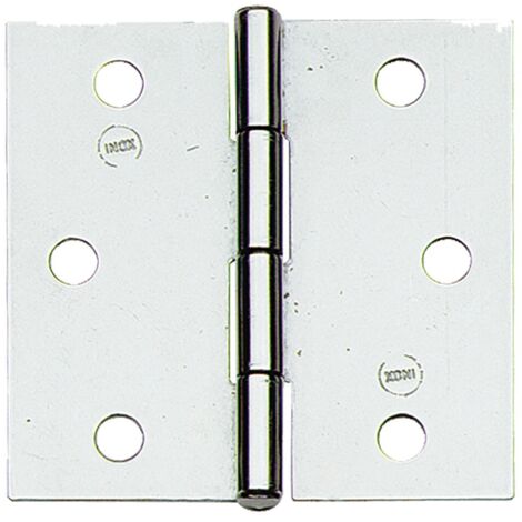 CERNIERA IN ACCIAIO INOX ART.121IN mm 40 x 40 ALDEGHI 24 PZ
