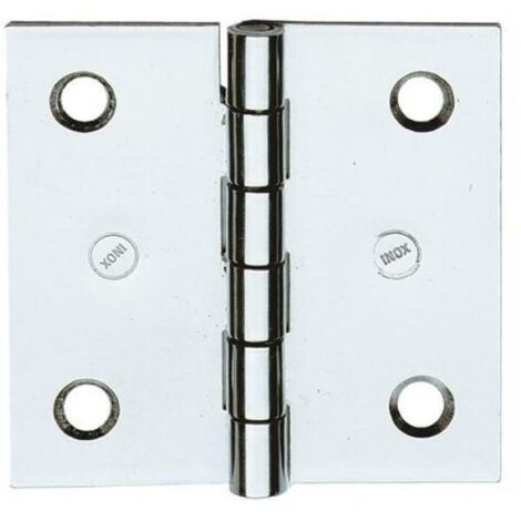 CERNIERA IN ACCIAIO INOX ART.850IN mm. 40 x 30 - pz. 2 KONCRETO